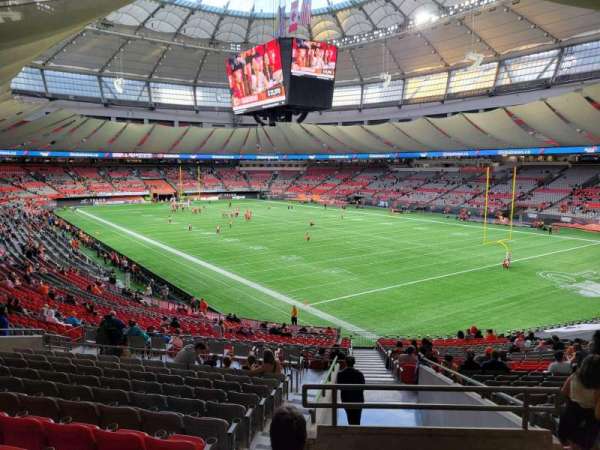 BC Place, section: 233, row: oo, seat: 101