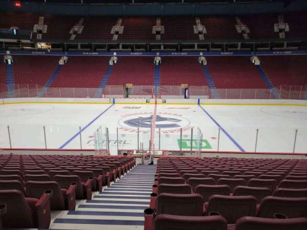 Rogers Arena, section: 106, row: 18, seat: 1