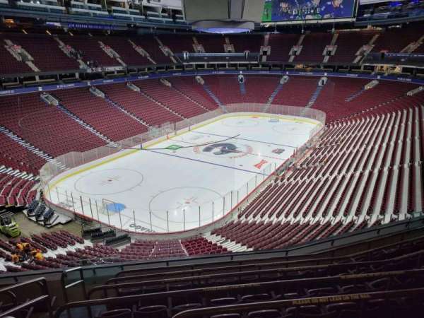 Rogers Arena, section: 328, row: 8, seat: 1