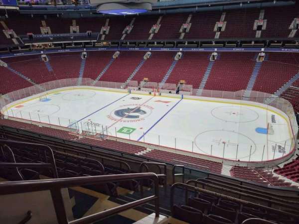 Rogers Arena, section: 306, row: 8, seat: 1