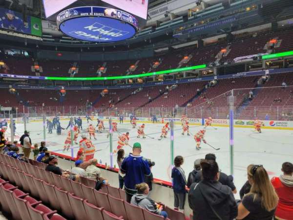 Rogers Arena, section: 115, row: 6, seat: 1