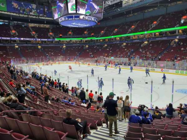 Rogers Arena, section: 103, row: 14, seat: 2