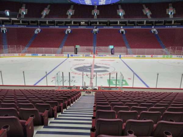 Rogers Arena, section: 106, row: 17, seat: 1
