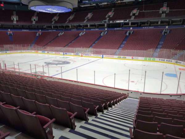 Rogers Arena, section: 115, row: 17, seat: 1