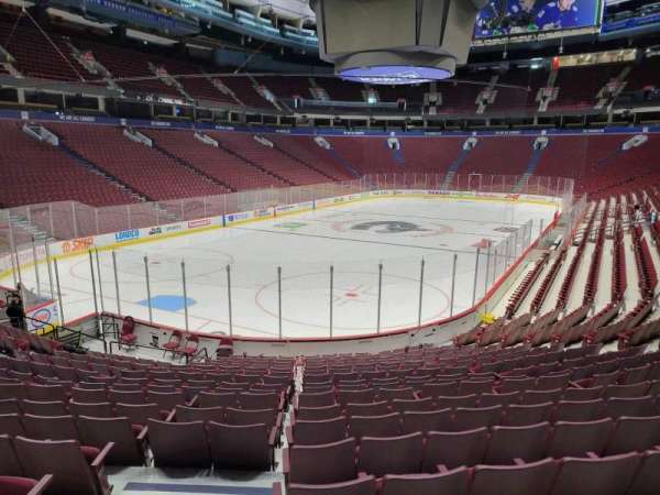 Rogers Arena, section: 121, row: 17, seat: 1