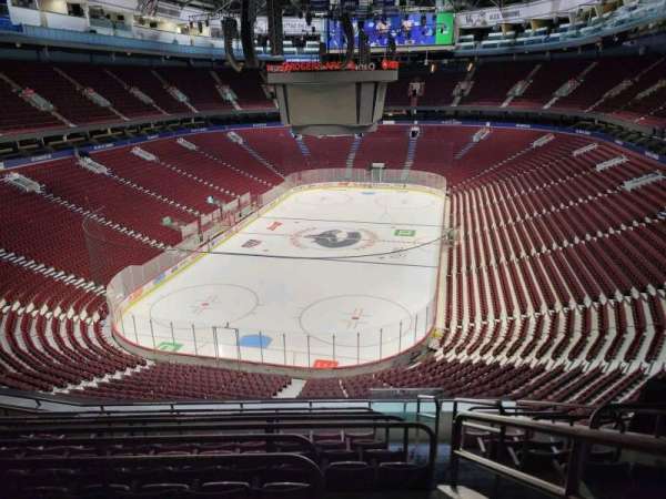 Rogers Arena, section: 314, row: 9, seat: 101