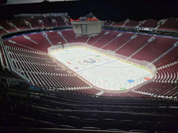 Rogers Arena, section: 419, row: 2, seat: 2