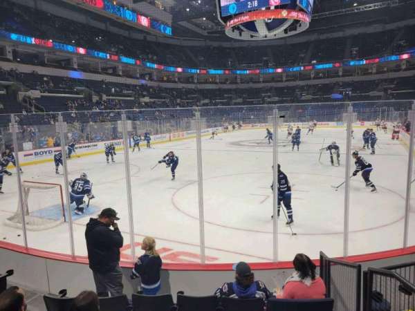 Canada Life Centre, section: 124, row: 6, seat: 4