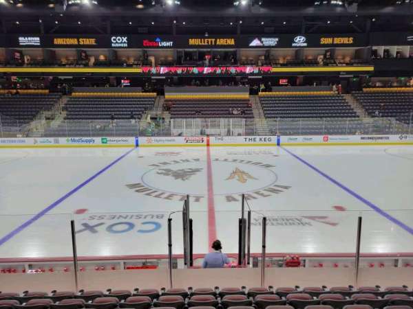 Mullett Arena, section: 101, row: k, seat: 12
