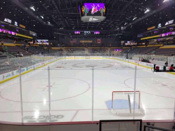 Mullett Arena, section: 107, row: g, seat: 1