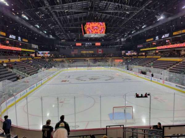 Mullett Arena, section: 107, row: m, seat: 7