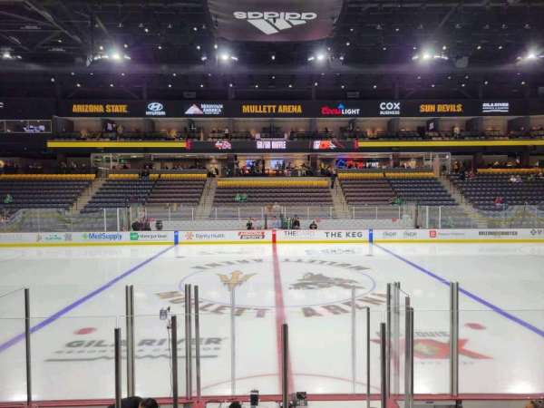 Mullett Arena, section: 111, row: h, seat: 10