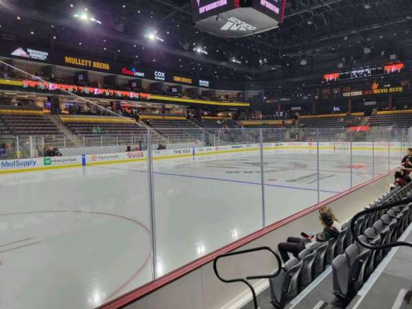 Mullett Arena, section: 113, row: d, seat: 5