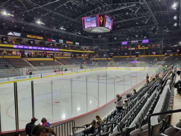 Mullett Arena, section: 114, row: j, seat: 4