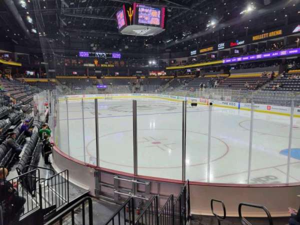 Mullett Arena, section: 117, row: h, seat: 2