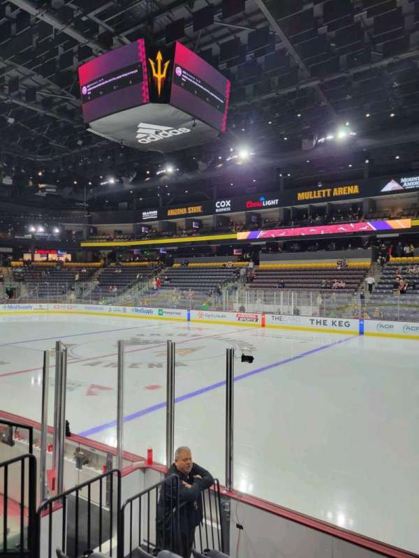 Mullett Arena, section: 119, row: f, seat: 2