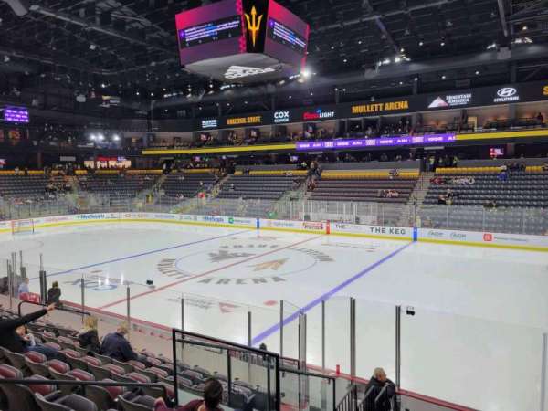 Mullett Arena, section: 119, row: l, seat: 3
