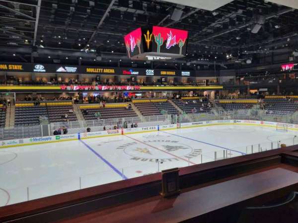 Mullett Arena, section: 112B, row: lb, seat: 3