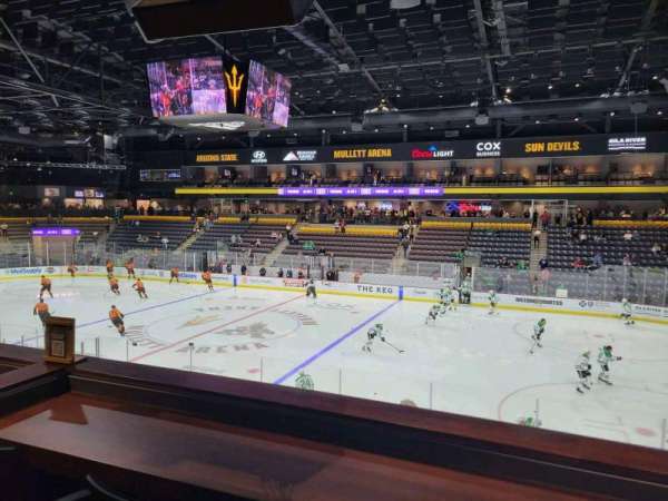 Mullett Arena, section: 110c, row: lb, seat: 2
