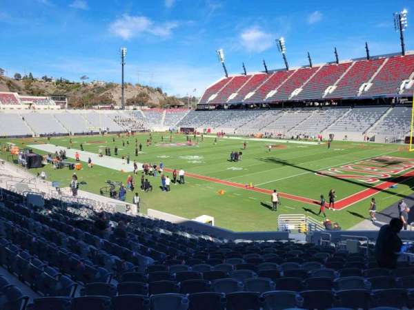 Snapdragon Stadium, section: 122, row: 20, seat: 9