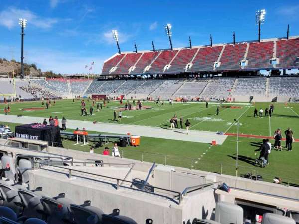 Snapdragon Stadium, section: c125, row: 8, seat: 8