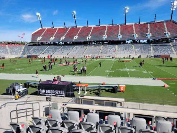 Snapdragon Stadium, section: c126, row: 9, seat: 9