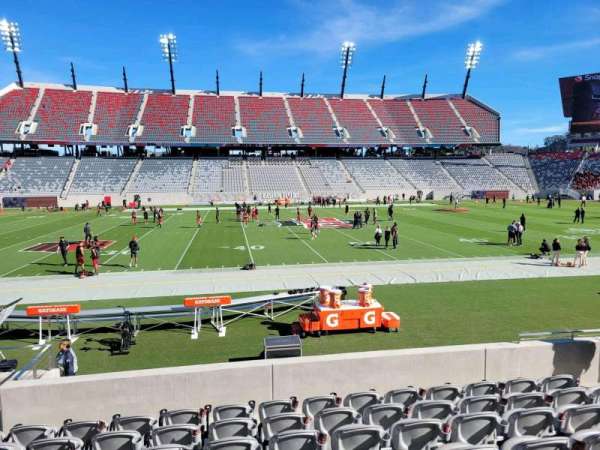 Snapdragon Stadium, section: c129, row: 8, seat: 9