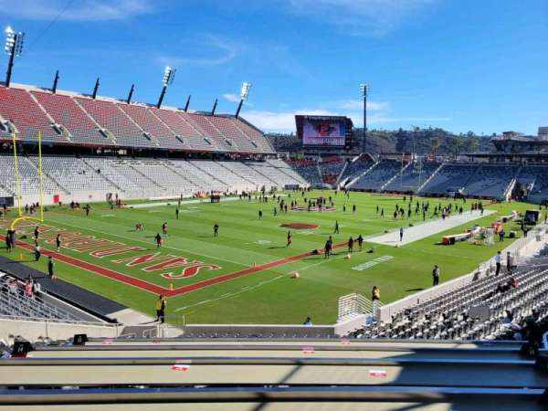 Snapdragon Stadium, section: T134, row: 17, seat: 1