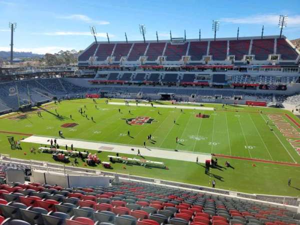 Snapdragon Stadium, section: 205, row: 20, seat: 10