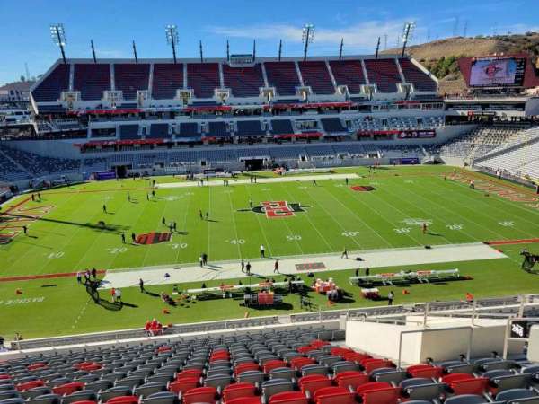Snapdragon Stadium, section: 208, row: 18, seat: 8
