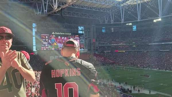 State Farm Stadium, section: 232, row: 2, seat: 1