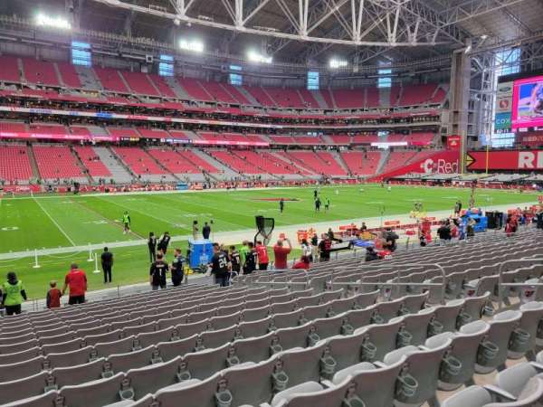 State Farm Stadium, section: 112, row: 16, seat: 10