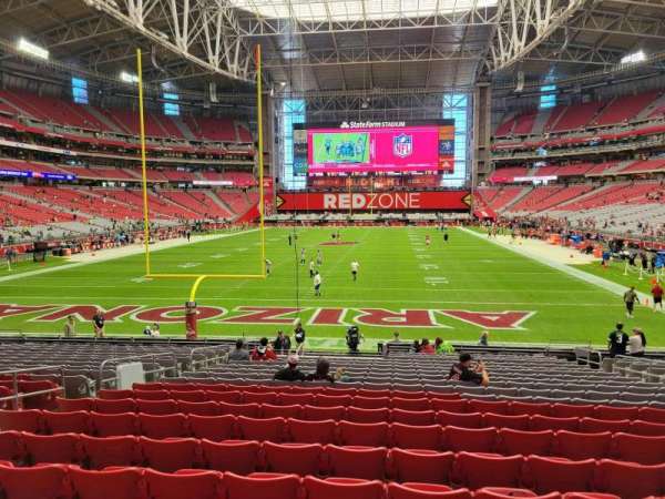 State Farm Stadium, section: 118, row: 20, seat: 10