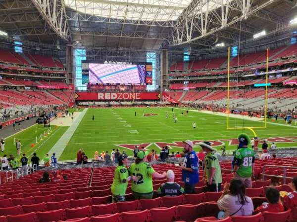 State Farm Stadium, section: 121, row: 24, seat: 10