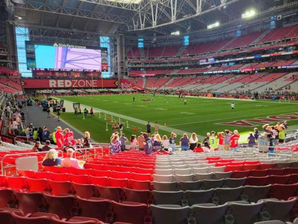 State Farm Stadium, section: 123, row: 17, seat: 13