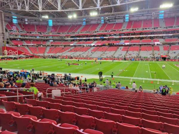 State Farm Stadium, section: 126, row: 26, seat: 10