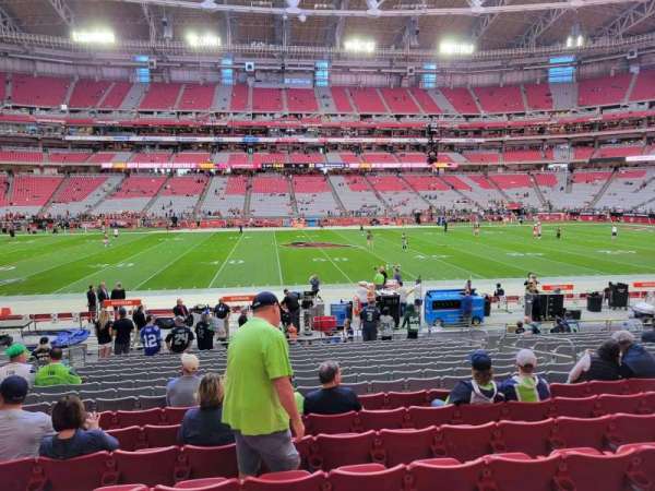 State Farm Stadium, section: 130, row: 17, seat: 10