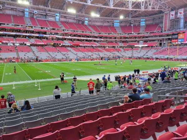 State Farm Stadium, section: 133, row: 13, seat: 10
