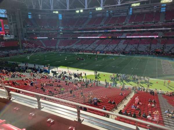 State Farm Stadium, section: 233, row: 3, seat: 10