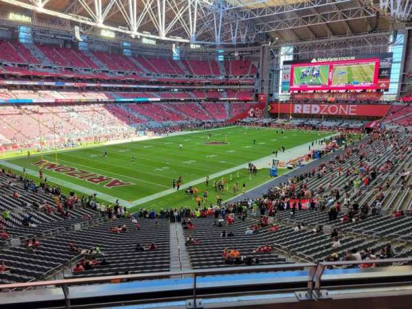 State Farm Stadium, section: 220, row: 4, seat: 10