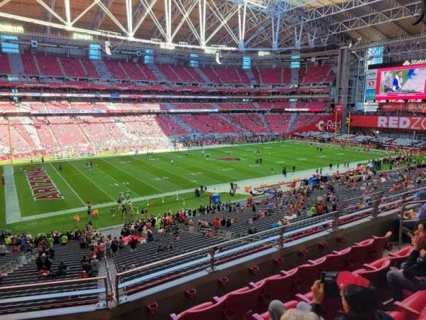 State Farm Stadium, section: 217, row: 5, seat: 10