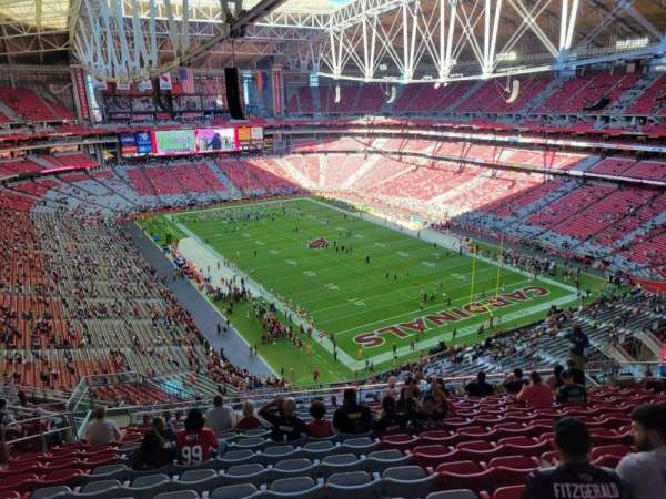 State Farm Stadium, section: 402, row: 13, seat: 15