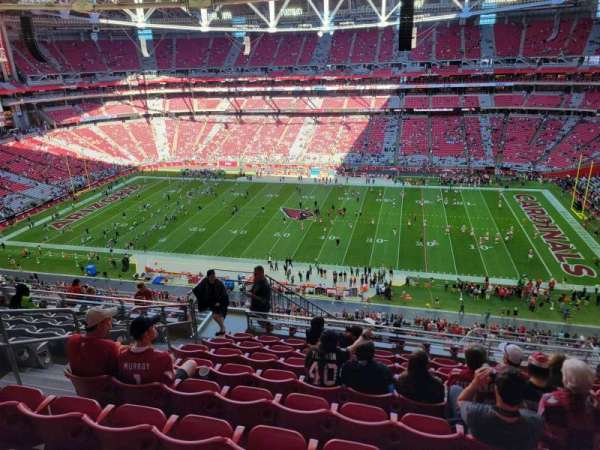 State Farm Stadium, section: 410, row: 9, seat: 12