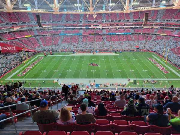 State Farm Stadium, section: 443, row: 21, seat: 15
