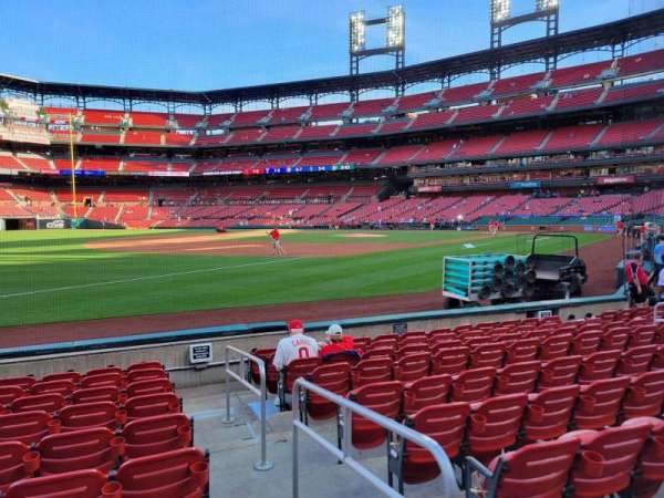 Busch Stadium, section: 163D, row: k, seat: 1