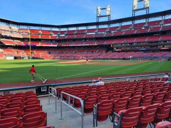 Busch Stadium, section: 165D, row: L, seat: 1