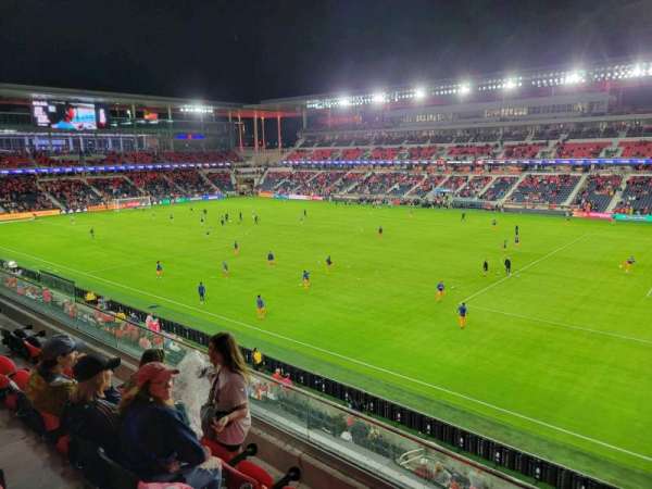 Energizer Park, section: 210, row: 4, seat: 20