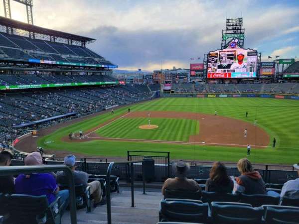 Coors Field, section: 222, row: 7, seat: 16