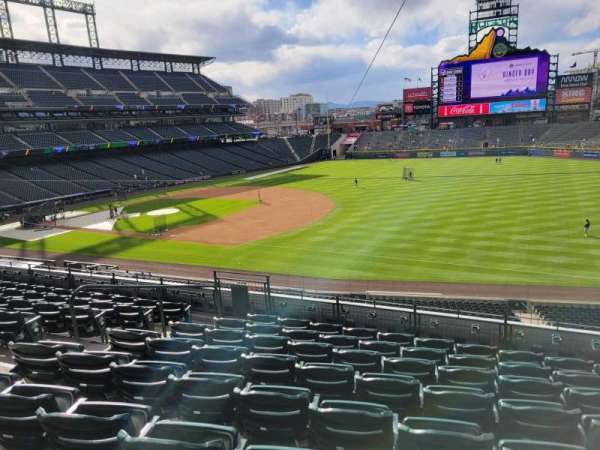 Coors Field, section: 217, row: 8, seat: 10