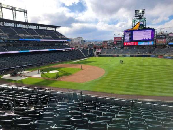 Coors Field, section: 218, row: 11, seat: 10
